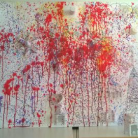 atelier tableau-tir d'après Niki de Saint Phalle